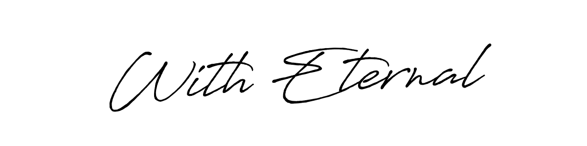 See photos of With Eternal official signature by Spectra . Check more albums & portfolios. Read reviews & check more about Antro_Vectra_Bolder font. With Eternal signature style 7 images and pictures png
