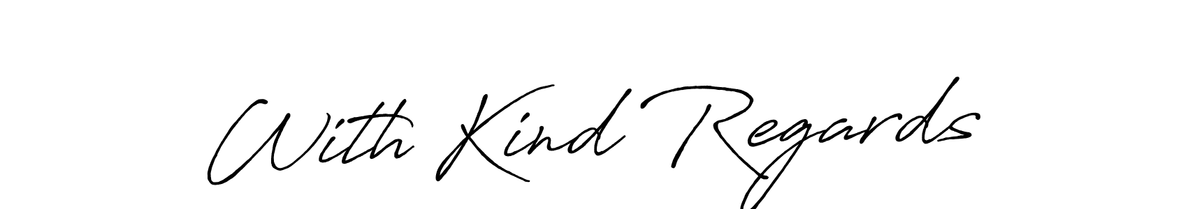 It looks lik you need a new signature style for name With Kind Regards. Design unique handwritten (Antro_Vectra_Bolder) signature with our free signature maker in just a few clicks. With Kind Regards signature style 7 images and pictures png