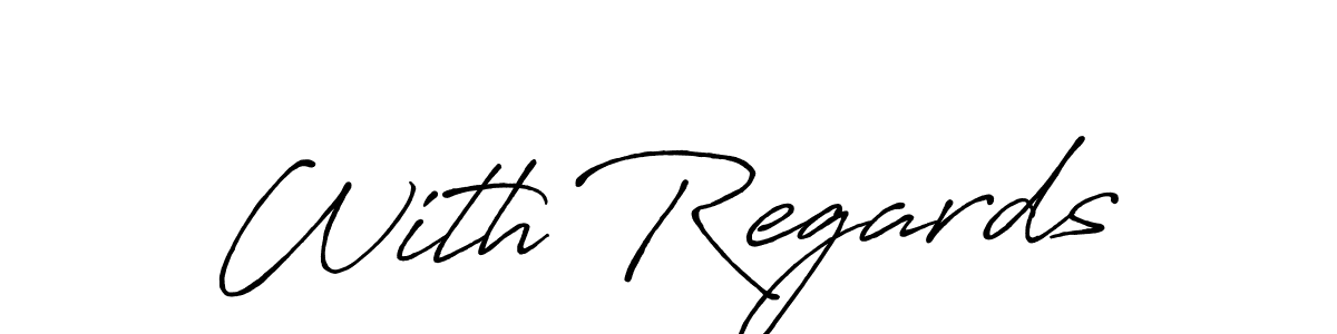 Here are the top 10 professional signature styles for the name With Regards. These are the best autograph styles you can use for your name. With Regards signature style 7 images and pictures png