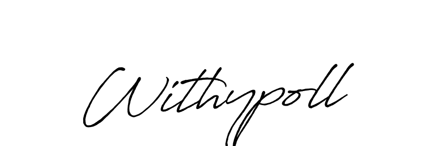 The best way (Antro_Vectra_Bolder) to make a short signature is to pick only two or three words in your name. The name Withypoll include a total of six letters. For converting this name. Withypoll signature style 7 images and pictures png