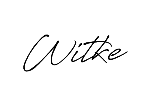 The best way (Antro_Vectra_Bolder) to make a short signature is to pick only two or three words in your name. The name Witke include a total of six letters. For converting this name. Witke signature style 7 images and pictures png