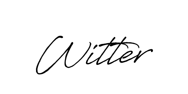 Also You can easily find your signature by using the search form. We will create Witter name handwritten signature images for you free of cost using Antro_Vectra_Bolder sign style. Witter signature style 7 images and pictures png