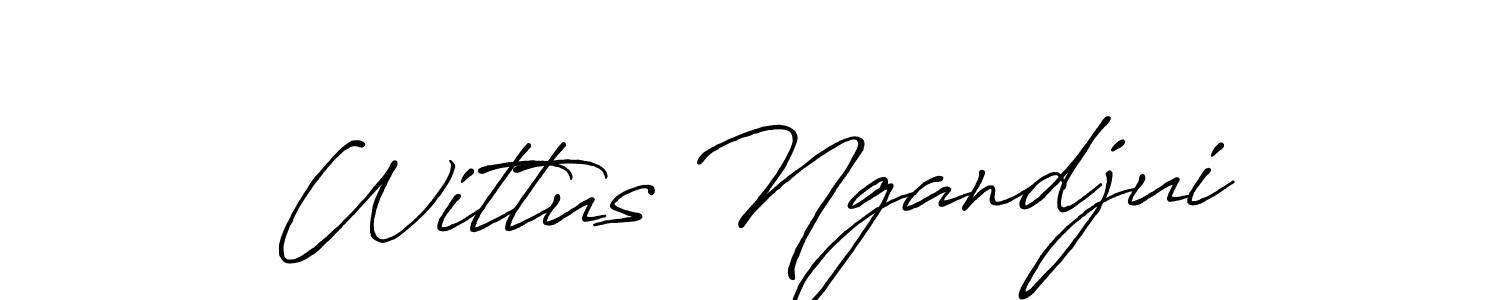 Check out images of Autograph of Wittus Ngandjui name. Actor Wittus Ngandjui Signature Style. Antro_Vectra_Bolder is a professional sign style online. Wittus Ngandjui signature style 7 images and pictures png