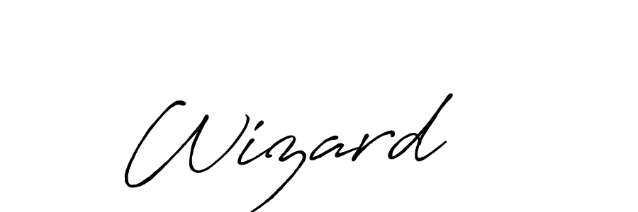 Also we have Wizard    name is the best signature style. Create professional handwritten signature collection using Antro_Vectra_Bolder autograph style. Wizard    signature style 7 images and pictures png