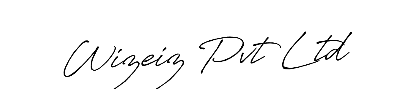 Make a beautiful signature design for name Wizeiz Pvt Ltd. Use this online signature maker to create a handwritten signature for free. Wizeiz Pvt Ltd signature style 7 images and pictures png