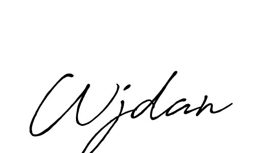Best and Professional Signature Style for Wjdan. Antro_Vectra_Bolder Best Signature Style Collection. Wjdan signature style 7 images and pictures png