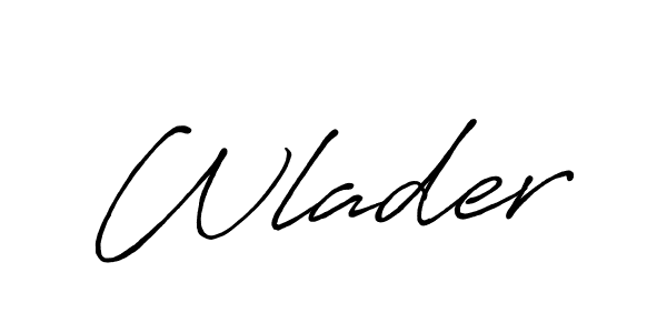 How to make Wlader signature? Antro_Vectra_Bolder is a professional autograph style. Create handwritten signature for Wlader name. Wlader signature style 7 images and pictures png