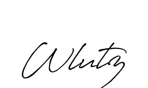 Also You can easily find your signature by using the search form. We will create Wlutz name handwritten signature images for you free of cost using Antro_Vectra_Bolder sign style. Wlutz signature style 7 images and pictures png