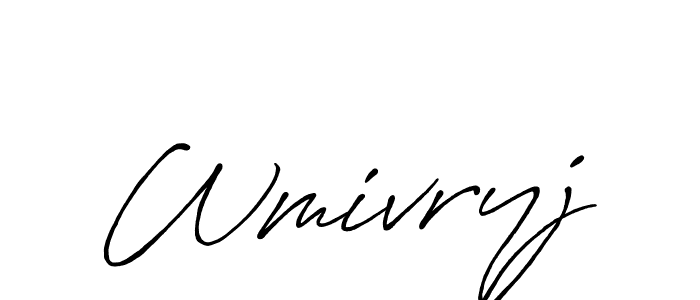 Also we have Wmivryj name is the best signature style. Create professional handwritten signature collection using Antro_Vectra_Bolder autograph style. Wmivryj signature style 7 images and pictures png