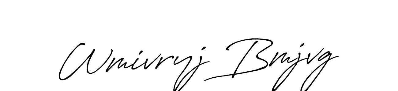 Also we have Wmivryj Bmjvg name is the best signature style. Create professional handwritten signature collection using Antro_Vectra_Bolder autograph style. Wmivryj Bmjvg signature style 7 images and pictures png