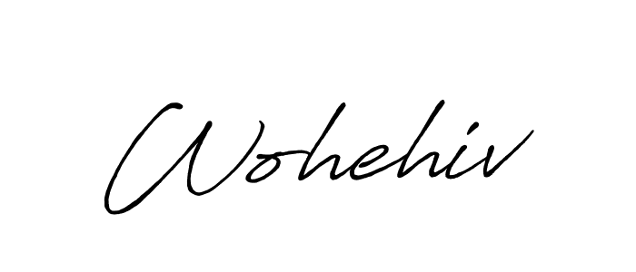 The best way (Antro_Vectra_Bolder) to make a short signature is to pick only two or three words in your name. The name Wohehiv include a total of six letters. For converting this name. Wohehiv signature style 7 images and pictures png