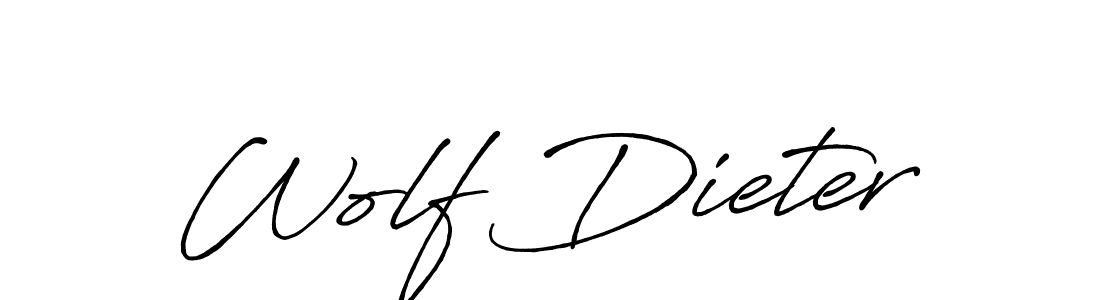 Wolf Dieter stylish signature style. Best Handwritten Sign (Antro_Vectra_Bolder) for my name. Handwritten Signature Collection Ideas for my name Wolf Dieter. Wolf Dieter signature style 7 images and pictures png