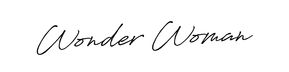 The best way (Antro_Vectra_Bolder) to make a short signature is to pick only two or three words in your name. The name Wonder Woman include a total of six letters. For converting this name. Wonder Woman signature style 7 images and pictures png