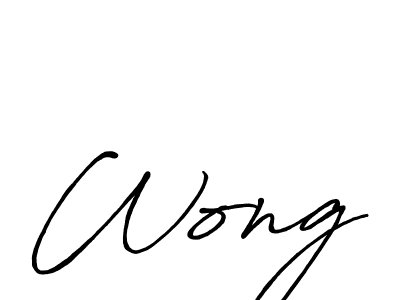 Create a beautiful signature design for name Wong. With this signature (Antro_Vectra_Bolder) fonts, you can make a handwritten signature for free. Wong signature style 7 images and pictures png