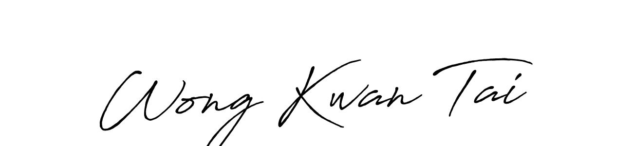 Antro_Vectra_Bolder is a professional signature style that is perfect for those who want to add a touch of class to their signature. It is also a great choice for those who want to make their signature more unique. Get Wong Kwan Tai name to fancy signature for free. Wong Kwan Tai signature style 7 images and pictures png