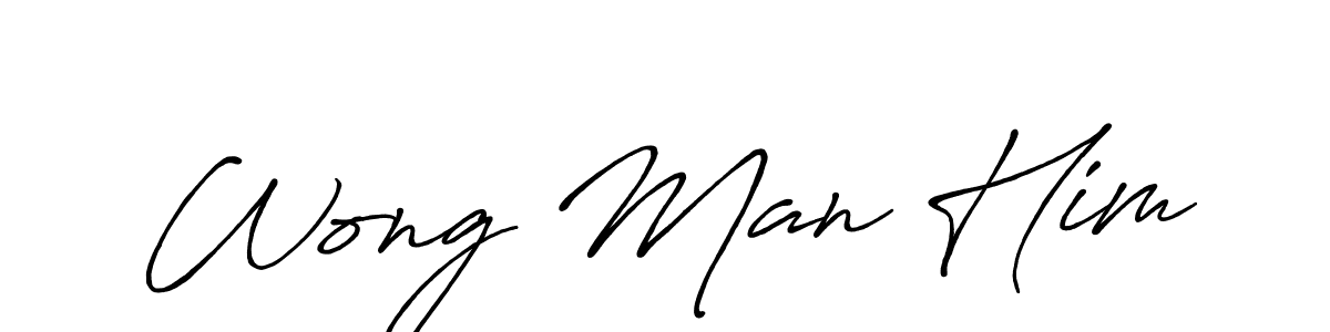 Check out images of Autograph of Wong Man Him name. Actor Wong Man Him Signature Style. Antro_Vectra_Bolder is a professional sign style online. Wong Man Him signature style 7 images and pictures png