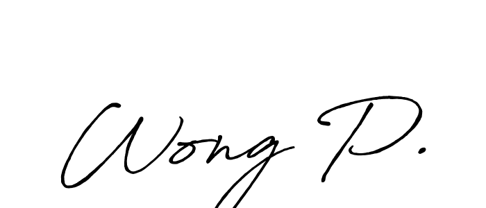 Best and Professional Signature Style for Wong P.. Antro_Vectra_Bolder Best Signature Style Collection. Wong P. signature style 7 images and pictures png