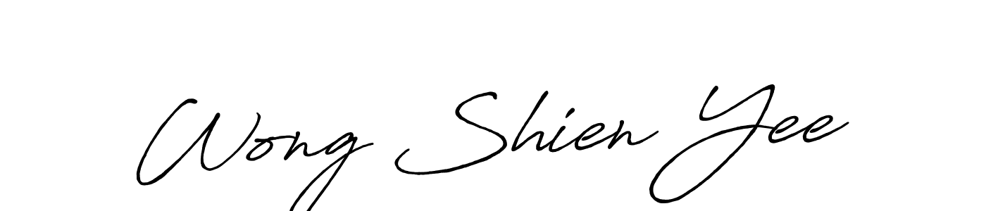 Make a short Wong Shien Yee signature style. Manage your documents anywhere anytime using Antro_Vectra_Bolder. Create and add eSignatures, submit forms, share and send files easily. Wong Shien Yee signature style 7 images and pictures png