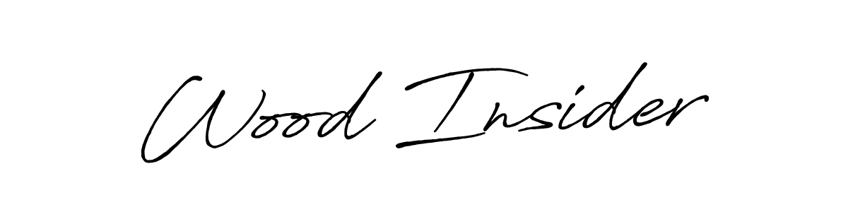 How to make Wood Insider name signature. Use Antro_Vectra_Bolder style for creating short signs online. This is the latest handwritten sign. Wood Insider signature style 7 images and pictures png