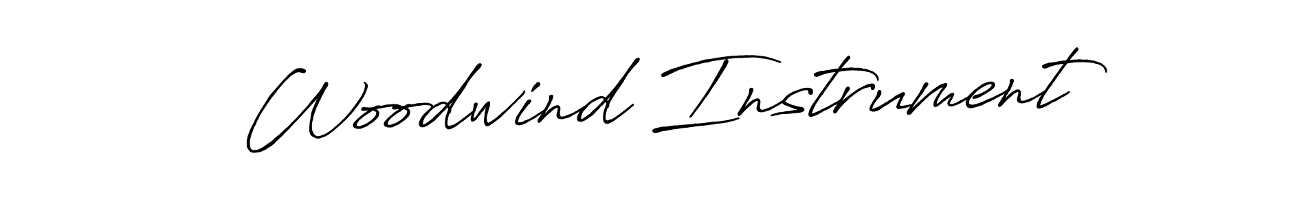 How to make Woodwind Instrument name signature. Use Antro_Vectra_Bolder style for creating short signs online. This is the latest handwritten sign. Woodwind Instrument signature style 7 images and pictures png