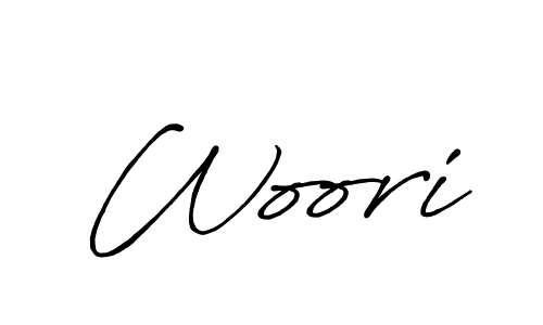 Antro_Vectra_Bolder is a professional signature style that is perfect for those who want to add a touch of class to their signature. It is also a great choice for those who want to make their signature more unique. Get Woori name to fancy signature for free. Woori signature style 7 images and pictures png