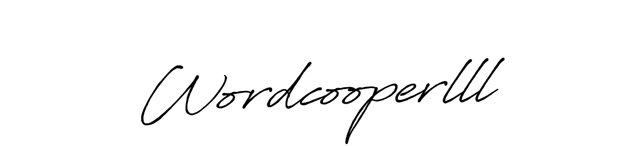 It looks lik you need a new signature style for name Wordcooperlll. Design unique handwritten (Antro_Vectra_Bolder) signature with our free signature maker in just a few clicks. Wordcooperlll signature style 7 images and pictures png