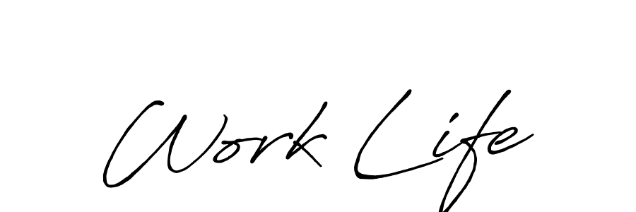 This is the best signature style for the Work Life name. Also you like these signature font (Antro_Vectra_Bolder). Mix name signature. Work Life signature style 7 images and pictures png