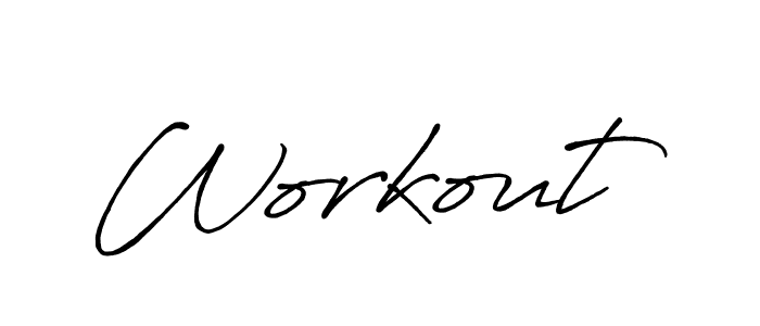 Also You can easily find your signature by using the search form. We will create Workout name handwritten signature images for you free of cost using Antro_Vectra_Bolder sign style. Workout signature style 7 images and pictures png