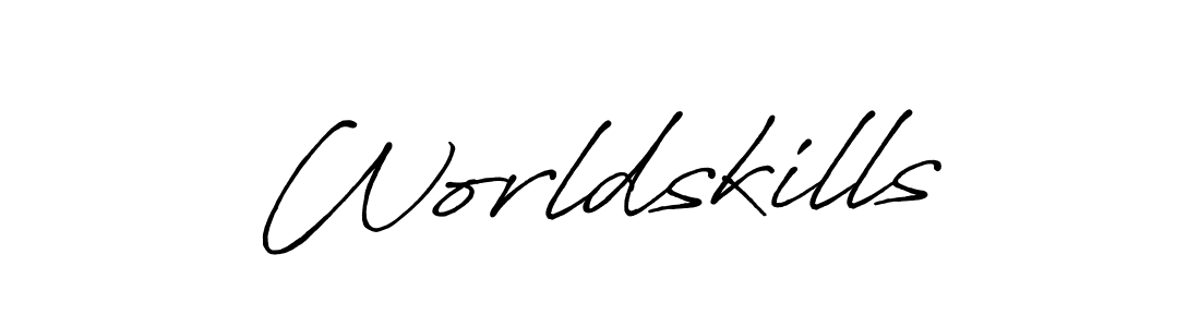 if you are searching for the best signature style for your name Worldskills. so please give up your signature search. here we have designed multiple signature styles  using Antro_Vectra_Bolder. Worldskills signature style 7 images and pictures png