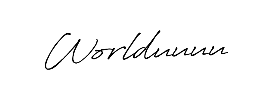 Worlduuuu stylish signature style. Best Handwritten Sign (Antro_Vectra_Bolder) for my name. Handwritten Signature Collection Ideas for my name Worlduuuu. Worlduuuu signature style 7 images and pictures png