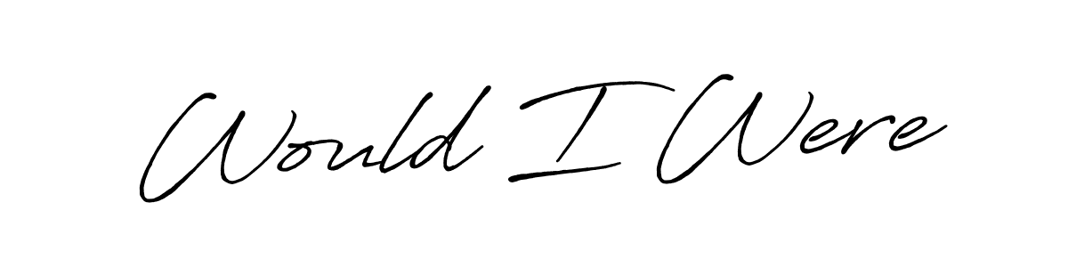 Create a beautiful signature design for name Would I Were. With this signature (Antro_Vectra_Bolder) fonts, you can make a handwritten signature for free. Would I Were signature style 7 images and pictures png