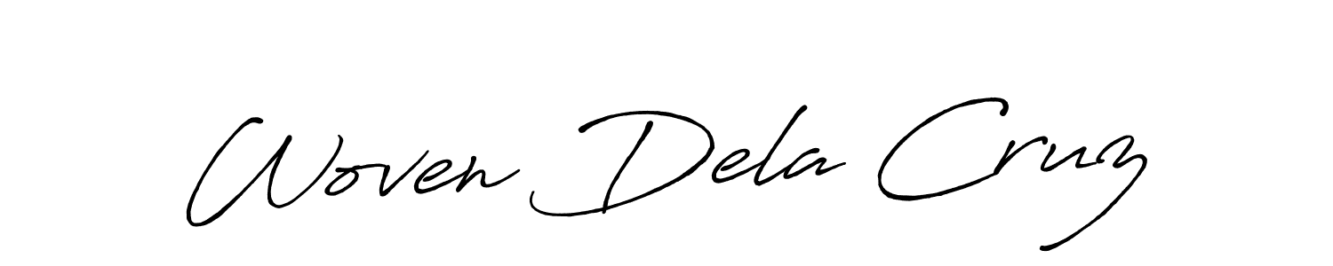 How to Draw Woven Dela Cruz signature style? Antro_Vectra_Bolder is a latest design signature styles for name Woven Dela Cruz. Woven Dela Cruz signature style 7 images and pictures png