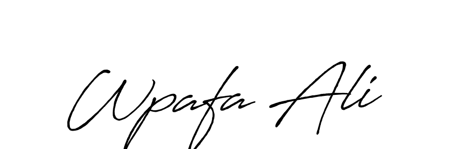 Also You can easily find your signature by using the search form. We will create Wpafa Ali name handwritten signature images for you free of cost using Antro_Vectra_Bolder sign style. Wpafa Ali signature style 7 images and pictures png
