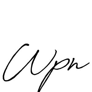 Also You can easily find your signature by using the search form. We will create Wpn name handwritten signature images for you free of cost using Antro_Vectra_Bolder sign style. Wpn signature style 7 images and pictures png