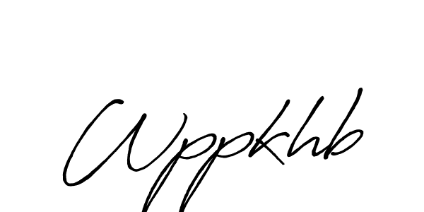 Make a beautiful signature design for name Wppkhb. Use this online signature maker to create a handwritten signature for free. Wppkhb signature style 7 images and pictures png