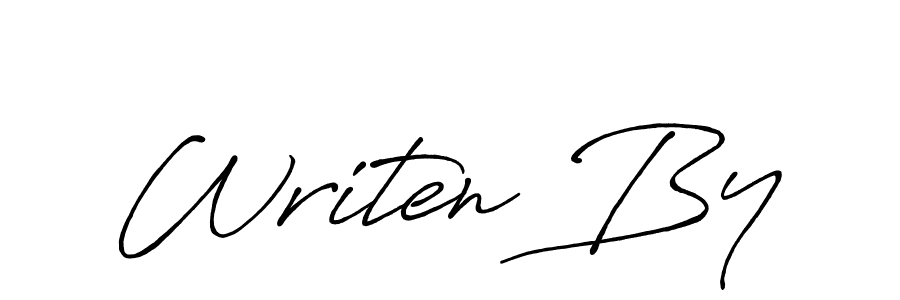 Best and Professional Signature Style for Writen By. Antro_Vectra_Bolder Best Signature Style Collection. Writen By signature style 7 images and pictures png