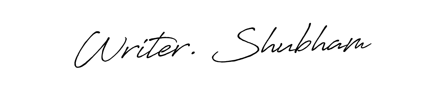 Once you've used our free online signature maker to create your best signature Antro_Vectra_Bolder style, it's time to enjoy all of the benefits that Writer. Shubham name signing documents. Writer. Shubham signature style 7 images and pictures png