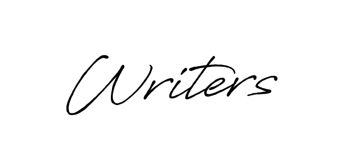 Once you've used our free online signature maker to create your best signature Antro_Vectra_Bolder style, it's time to enjoy all of the benefits that Writers name signing documents. Writers signature style 7 images and pictures png
