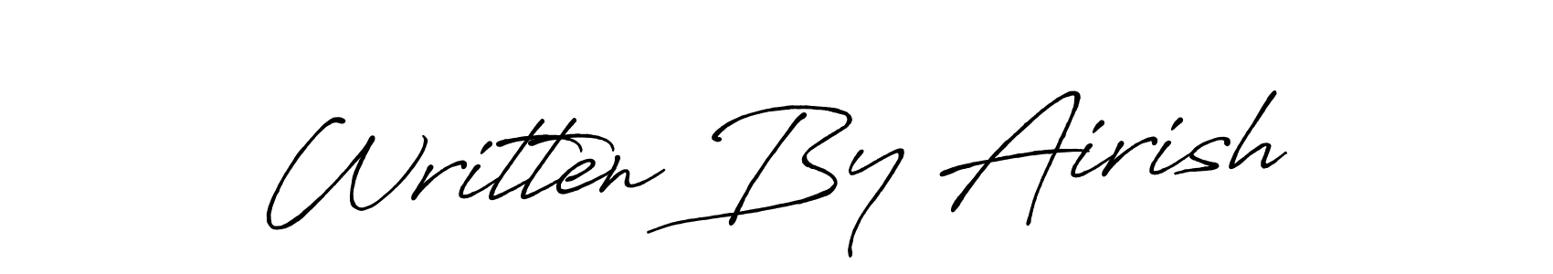 It looks lik you need a new signature style for name Written By Airish. Design unique handwritten (Antro_Vectra_Bolder) signature with our free signature maker in just a few clicks. Written By Airish signature style 7 images and pictures png