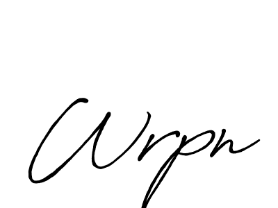 Best and Professional Signature Style for Wrpn. Antro_Vectra_Bolder Best Signature Style Collection. Wrpn signature style 7 images and pictures png