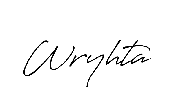 You should practise on your own different ways (Antro_Vectra_Bolder) to write your name (Wryhta) in signature. don't let someone else do it for you. Wryhta signature style 7 images and pictures png