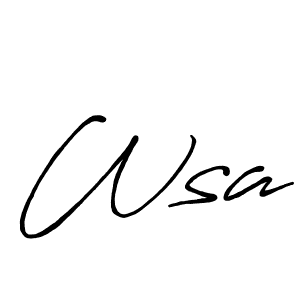 How to Draw Wsa signature style? Antro_Vectra_Bolder is a latest design signature styles for name Wsa. Wsa signature style 7 images and pictures png