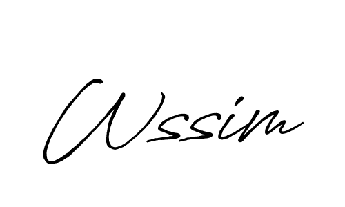 Best and Professional Signature Style for Wssim. Antro_Vectra_Bolder Best Signature Style Collection. Wssim signature style 7 images and pictures png