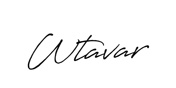 Also we have Wtavar name is the best signature style. Create professional handwritten signature collection using Antro_Vectra_Bolder autograph style. Wtavar signature style 7 images and pictures png