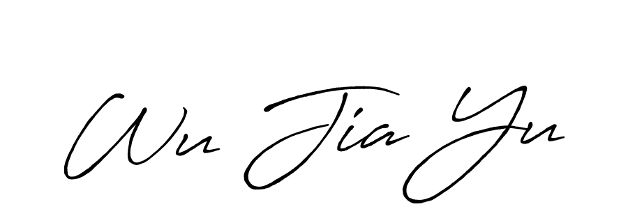 It looks lik you need a new signature style for name Wu Jia Yu. Design unique handwritten (Antro_Vectra_Bolder) signature with our free signature maker in just a few clicks. Wu Jia Yu signature style 7 images and pictures png