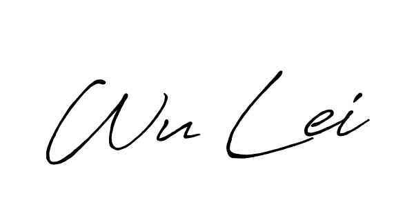 The best way (Antro_Vectra_Bolder) to make a short signature is to pick only two or three words in your name. The name Wu Lei include a total of six letters. For converting this name. Wu Lei signature style 7 images and pictures png