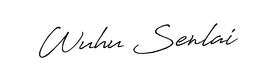 Use a signature maker to create a handwritten signature online. With this signature software, you can design (Antro_Vectra_Bolder) your own signature for name Wuhu Senlai. Wuhu Senlai signature style 7 images and pictures png