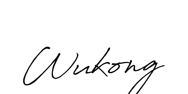 Also You can easily find your signature by using the search form. We will create Wukong name handwritten signature images for you free of cost using Antro_Vectra_Bolder sign style. Wukong signature style 7 images and pictures png