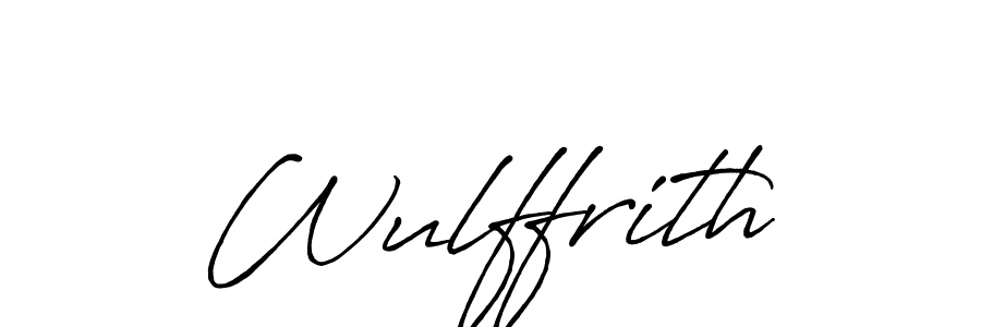 Make a beautiful signature design for name Wulffrith. With this signature (Antro_Vectra_Bolder) style, you can create a handwritten signature for free. Wulffrith signature style 7 images and pictures png