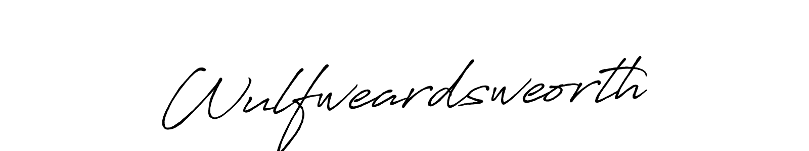 You should practise on your own different ways (Antro_Vectra_Bolder) to write your name (Wulfweardsweorth) in signature. don't let someone else do it for you. Wulfweardsweorth signature style 7 images and pictures png